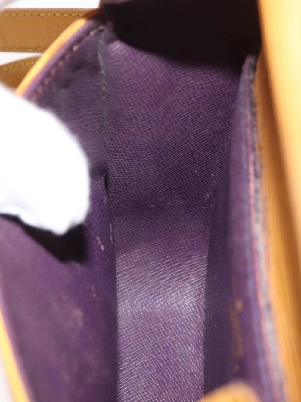 LOUIS VUITTON Epi Saint Cloud PM Shoulder Bag Yellow M52219 LV Auth LNZ331 - Picture 13 of 16